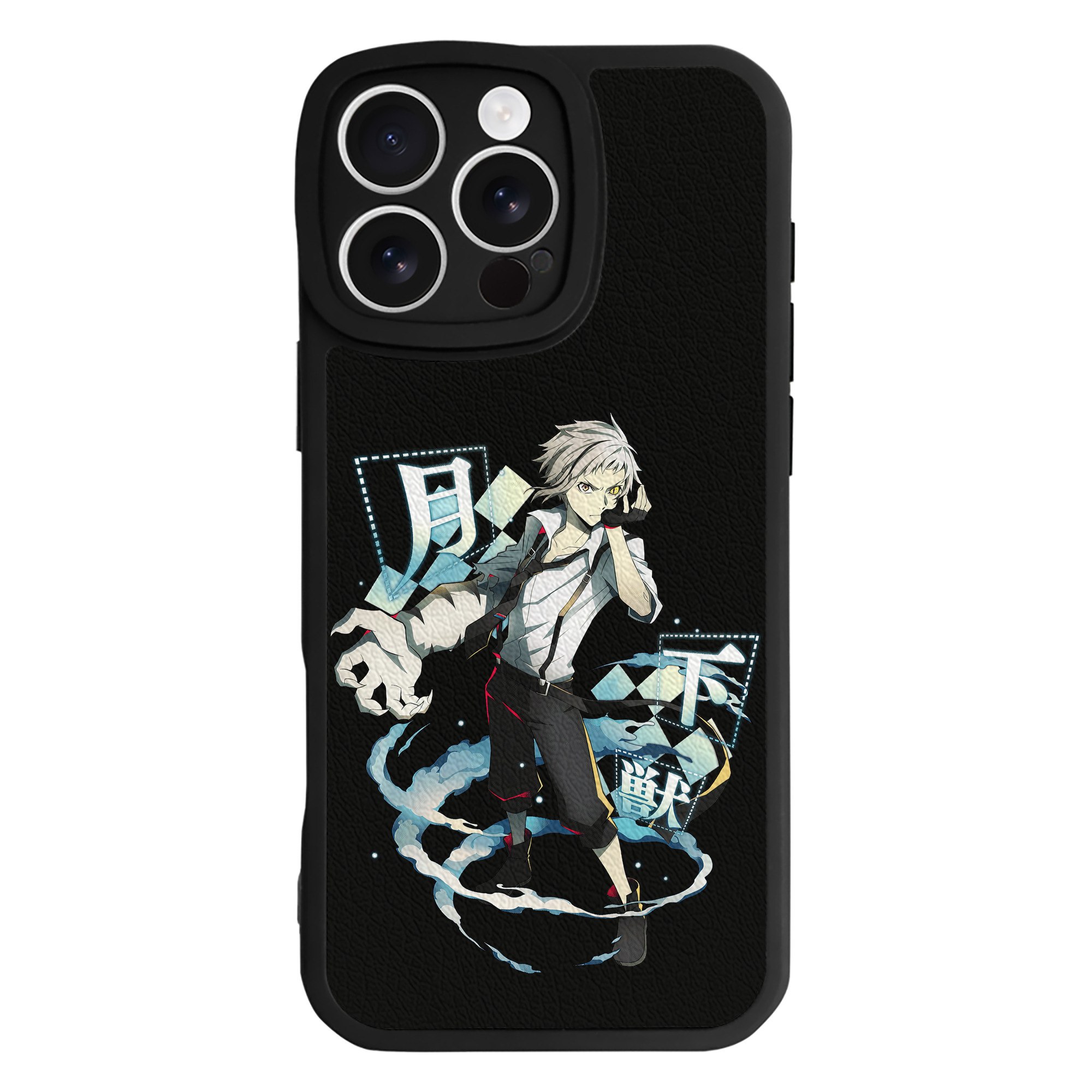 （画像用） 文豪ストレイドッグス Bungo Stray Dogs 【iPhone 16シリーズ対応】シリコンスマホケース（レザー調） 材質：シリコン